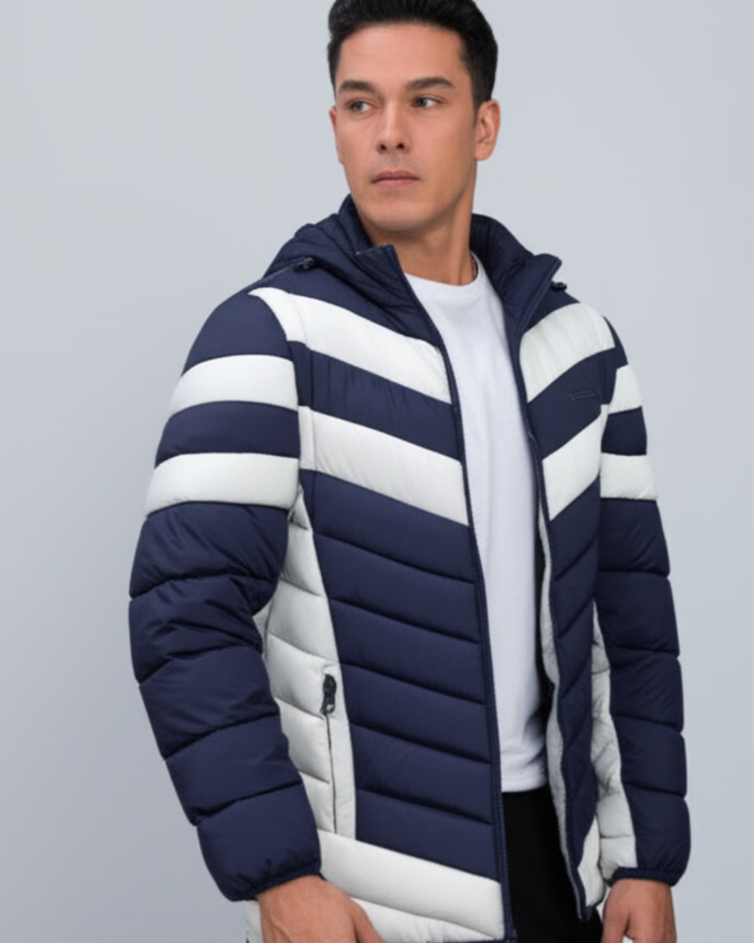 5-CAMPERA AZUL Y BLANCO