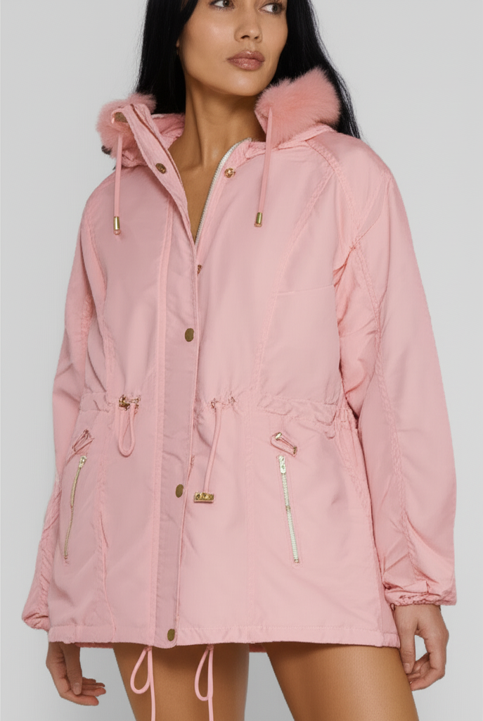 Campera Rosa Fem